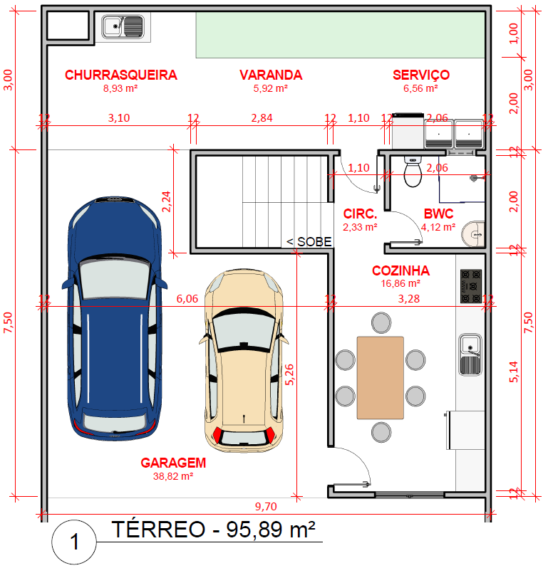 Planta Baixa - Pavimento Térreo