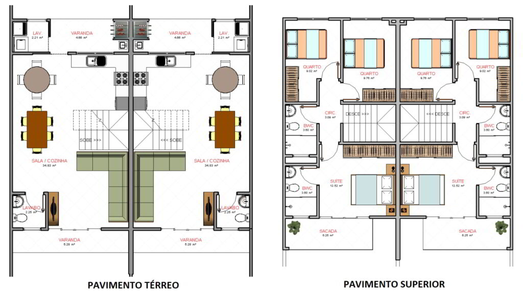 Residencial Oasis - Plantas Baixas